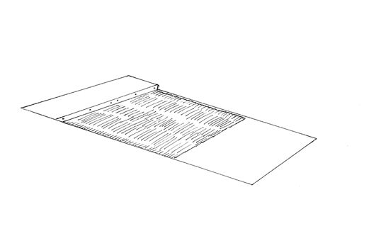 Dibujo de un cobertor para piscina
